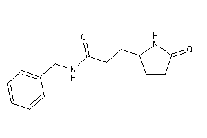 N-benzyl-3-(5-ketopyrrolidin-2-yl)propionamide