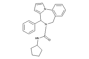 N-cyclopentyl-4-phenyl-4,6-dihydropyrrolo[1,2-a][1,4]benzodiazepine-5-carboxamide