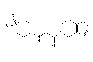 1-(6,7-dihydro-4H-thieno[3,2-c]pyridin-5-yl)-2-[(1,1-diketothian-4-yl)amino]ethanone