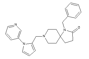 4-benzyl-8-[[1-(3-pyridyl)pyrrol-2-yl]methyl]-4,8-diazaspiro[4.5]decan-3-one