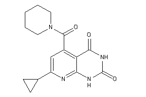 7-cyclopropyl-5-(piperidine-1-carbonyl)-1H-pyrido[2,3-d]pyrimidine-2,4-quinone