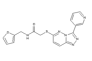 N-(2-furfuryl)-2-[[3-(3-pyridyl)-[1,2,4]triazolo[3,4-f]pyridazin-6-yl]thio]acetamide