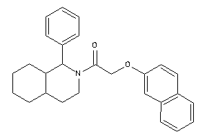 2-(2-naphthoxy)-1-(1-phenyl-3,4,4a,5,6,7,8,8a-octahydro-1H-isoquinolin-2-yl)ethanone