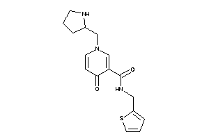 4-keto-1-(pyrrolidin-2-ylmethyl)-N-(2-thenyl)nicotinamide