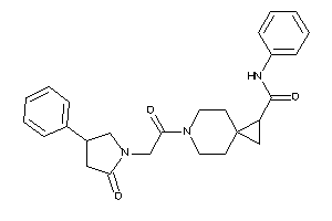 6-[2-(2-keto-4-phenyl-pyrrolidino)acetyl]-N-phenyl-6-azaspiro[2.5]octane-1-carboxamide