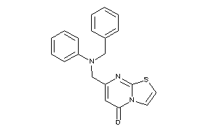 7-[(N-benzylanilino)methyl]thiazolo[3,2-a]pyrimidin-5-one