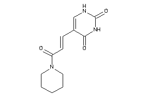 5-(3-keto-3-piperidino-prop-1-enyl)uracil