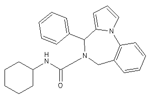 N-cyclohexyl-4-phenyl-4,6-dihydropyrrolo[1,2-a][1,4]benzodiazepine-5-carboxamide