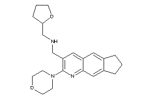 (2-morpholino-7,8-dihydro-6H-cyclopenta[g]quinolin-3-yl)methyl-(tetrahydrofurfuryl)amine