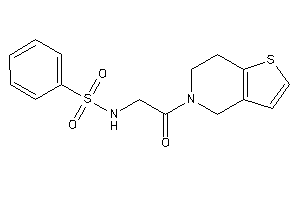 N-[2-(6,7-dihydro-4H-thieno[3,2-c]pyridin-5-yl)-2-keto-ethyl]benzenesulfonamide