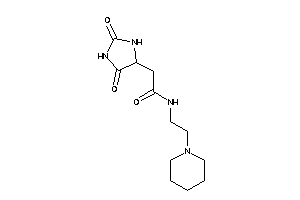 2-(2,5-diketoimidazolidin-4-yl)-N-(2-piperidinoethyl)acetamide