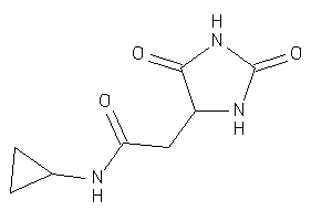 Image of N-cyclopropyl-2-(2,5-diketoimidazolidin-4-yl)acetamide