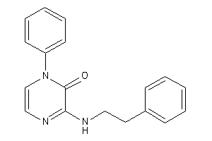 3-(phenethylamino)-1-phenyl-pyrazin-2-one