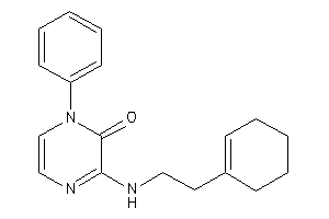 3-(2-cyclohexen-1-ylethylamino)-1-phenyl-pyrazin-2-one