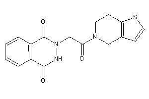 3-[2-(6,7-dihydro-4H-thieno[3,2-c]pyridin-5-yl)-2-keto-ethyl]-2H-phthalazine-1,4-quinone