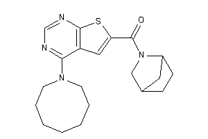 5-azabicyclo[2.2.1]heptan-5-yl-[4-(azocan-1-yl)thieno[2,3-d]pyrimidin-6-yl]methanone