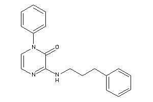 1-phenyl-3-(3-phenylpropylamino)pyrazin-2-one