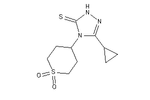 3-cyclopropyl-4-(1,1-diketothian-4-yl)-1H-1,2,4-triazole-5-thione