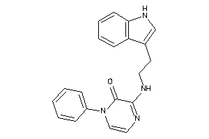 3-[2-(1H-indol-3-yl)ethylamino]-1-phenyl-pyrazin-2-one