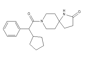 8-(2-cyclopentyl-2-phenyl-acetyl)-4,8-diazaspiro[4.5]decan-3-one