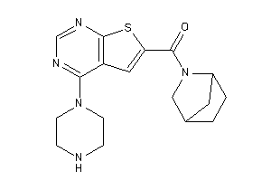 5-azabicyclo[2.2.1]heptan-5-yl-(4-piperazinothieno[2,3-d]pyrimidin-6-yl)methanone