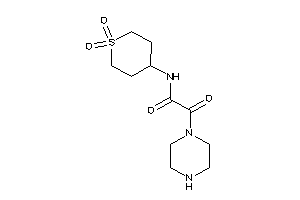 N-(1,1-diketothian-4-yl)-2-keto-2-piperazino-acetamide