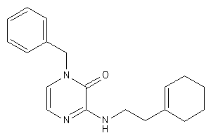 1-benzyl-3-(2-cyclohexen-1-ylethylamino)pyrazin-2-one