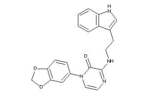 1-(1,3-benzodioxol-5-yl)-3-[2-(1H-indol-3-yl)ethylamino]pyrazin-2-one