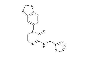 1-(1,3-benzodioxol-5-yl)-3-(2-thenylamino)pyrazin-2-one