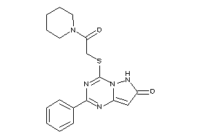 Image of 4-[(2-keto-2-piperidino-ethyl)thio]-2-phenyl-6H-pyrazolo[1,5-a][1,3,5]triazin-7-one