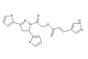 3-(1H-pyrazol-4-yl)acrylic Acid [2-[3,5-bis(2-thienyl)-2-pyrazolin-1-yl]-2-keto-ethyl] Ester