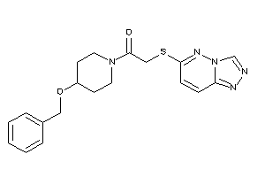 1-(4-benzoxypiperidino)-2-([1,2,4]triazolo[3,4-f]pyridazin-6-ylthio)ethanone