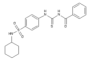 N-[[4-(cyclohexylsulfamoyl)phenyl]thiocarbamoyl]benzamide