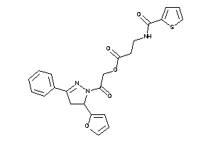 3-(2-thenoylamino)propionic Acid [2-[5-(2-furyl)-3-phenyl-2-pyrazolin-1-yl]-2-keto-ethyl] Ester