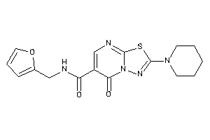 N-(2-furfuryl)-5-keto-2-piperidino-[1,3,4]thiadiazolo[3,2-a]pyrimidine-6-carboxamide