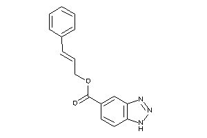 1H-benzotriazole-5-carboxylic Acid Cinnamyl Ester