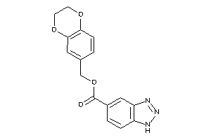 1H-benzotriazole-5-carboxylic Acid 2,3-dihydro-1,4-benzodioxin-6-ylmethyl Ester