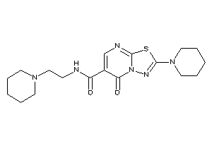5-keto-2-piperidino-N-(2-piperidinoethyl)-[1,3,4]thiadiazolo[3,2-a]pyrimidine-6-carboxamide