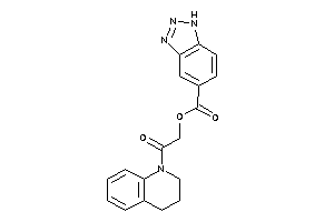 1H-benzotriazole-5-carboxylic Acid [2-(3,4-dihydro-2H-quinolin-1-yl)-2-keto-ethyl] Ester