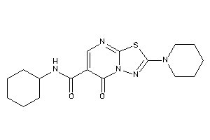 Image of N-cyclohexyl-5-keto-2-piperidino-[1,3,4]thiadiazolo[3,2-a]pyrimidine-6-carboxamide