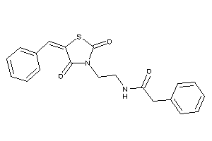 Image of N-[2-(5-benzal-2,4-diketo-thiazolidin-3-yl)ethyl]-2-phenyl-acetamide