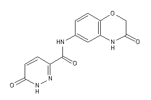 6-keto-N-(3-keto-4H-1,4-benzoxazin-6-yl)-1H-pyridazine-3-carboxamide