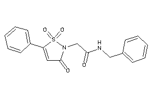 N-benzyl-2-(1,1,3-triketo-5-phenyl-isothiazol-2-yl)acetamide