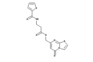 3-(2-thenoylamino)propionic Acid (5-ketothiazolo[3,2-a]pyrimidin-7-yl)methyl Ester