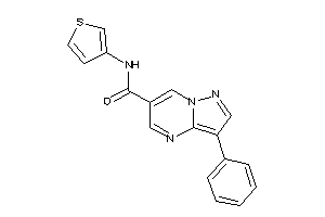 3-phenyl-N-(3-thienyl)pyrazolo[1,5-a]pyrimidine-6-carboxamide