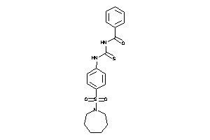 N-[[4-(azepan-1-ylsulfonyl)phenyl]thiocarbamoyl]benzamide