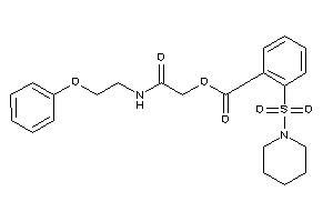 Image of 2-piperidinosulfonylbenzoic Acid [2-keto-2-(2-phenoxyethylamino)ethyl] Ester