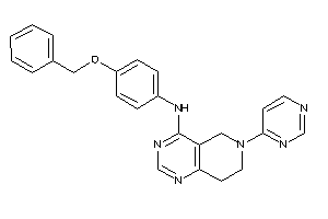 (4-benzoxyphenyl)-[6-(4-pyrimidyl)-7,8-dihydro-5H-pyrido[4,3-d]pyrimidin-4-yl]amine