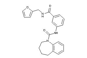 N-[3-(2-furfurylcarbamoyl)phenyl]-2,3,4,5-tetrahydro-1-benzazepine-1-carboxamide