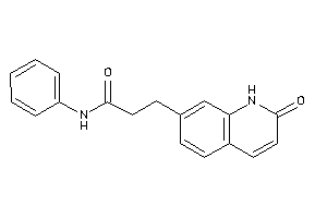 3-(2-keto-1H-quinolin-7-yl)-N-phenyl-propionamide